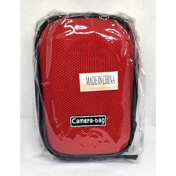 Durable Red Camera Bag/Wallet with Belt Clip and Hand Bracelet - Hard Shell - Picture 15 of 16